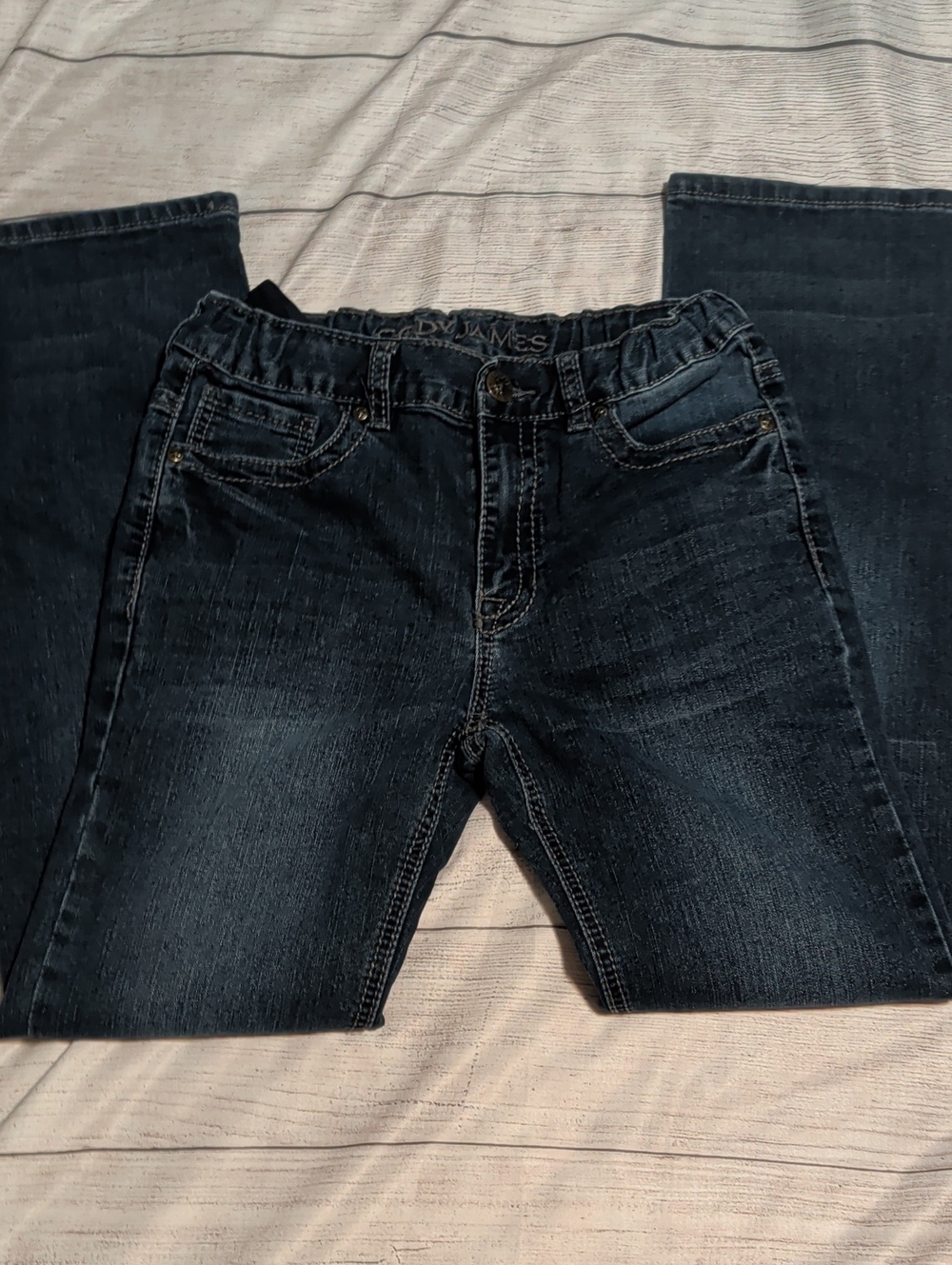Kids Cody James Dark Blue Stretch Denim Jeans - Comfortable Everyday Fit